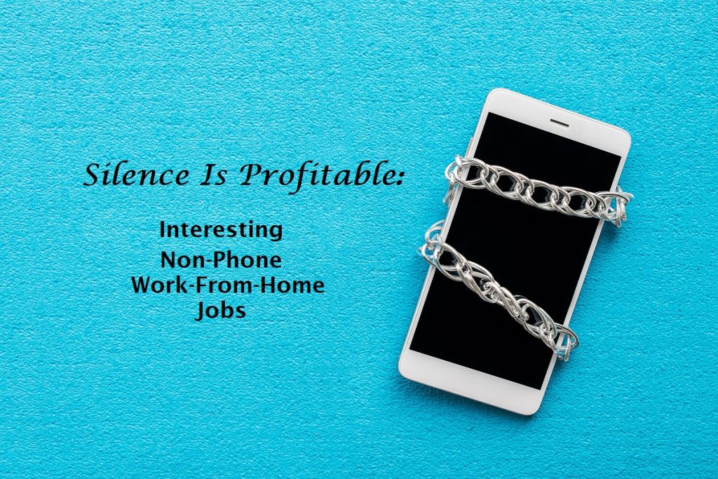 Silence Is Profitable: Interesting Non-Phone Work-From-Home Jobs Remote Work Authority