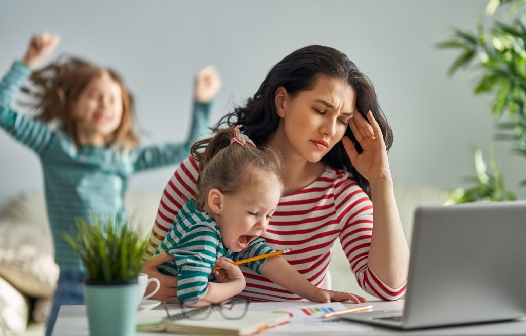 Work-from-home jobs during Covid with kids at home