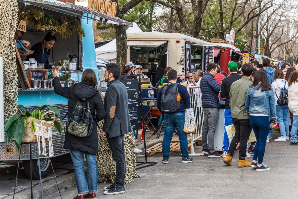 Buenos Aires Argentina food trucks shutterstock 1194708151