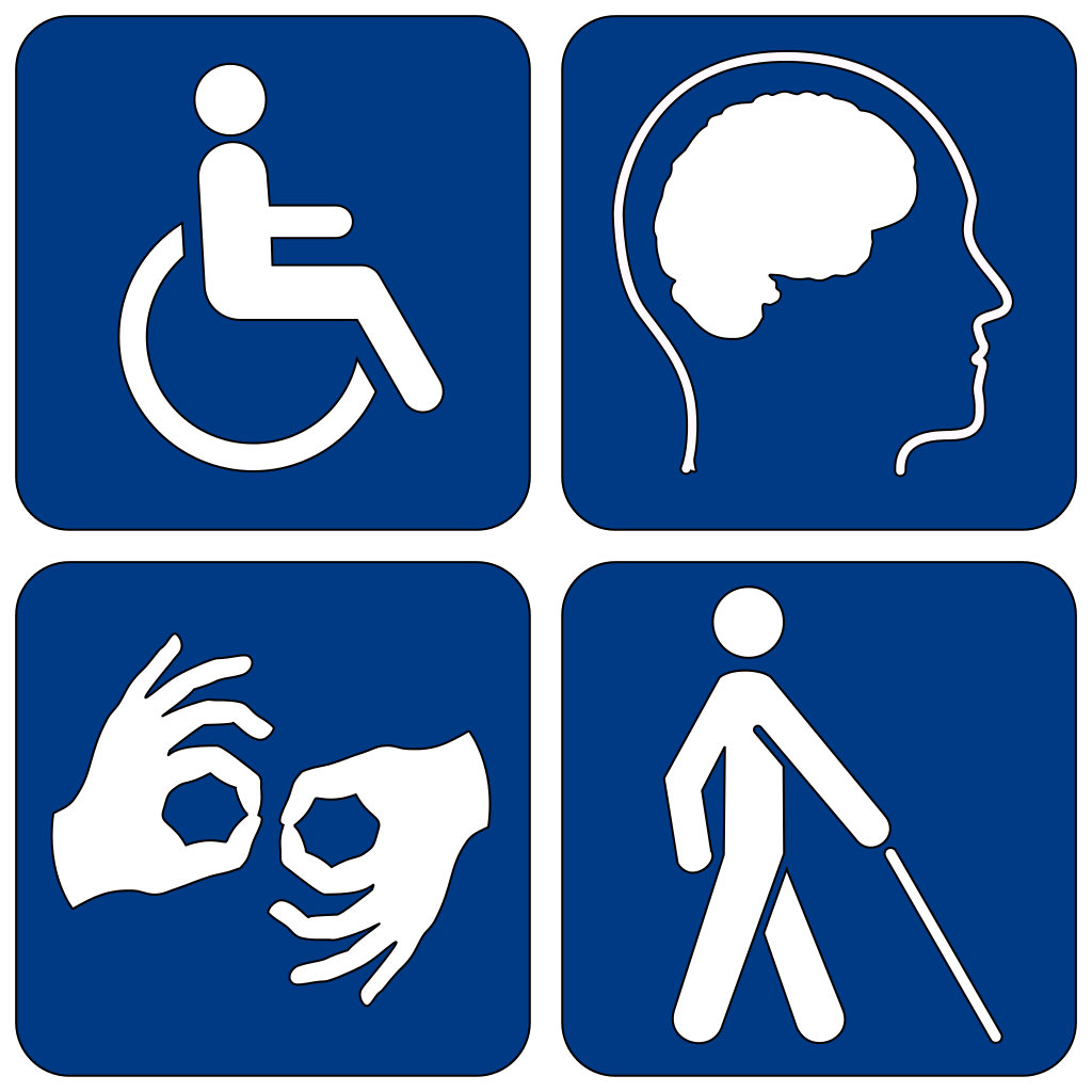 Employment rates among the disabled - icons