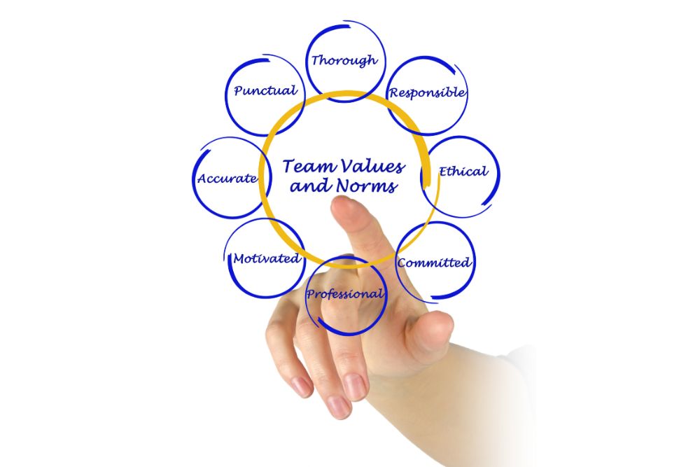 Group norms and team values