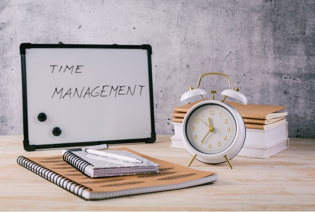 Manage time by removing distractions and interruptions